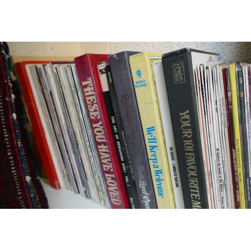 574 - Large collection of vinyl LPs