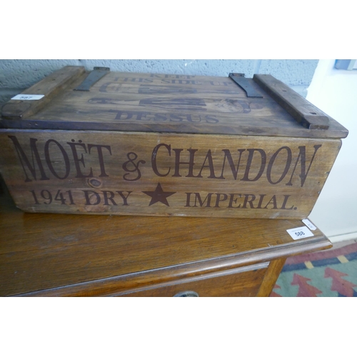 587 - Moët and Chandon advertising storage box