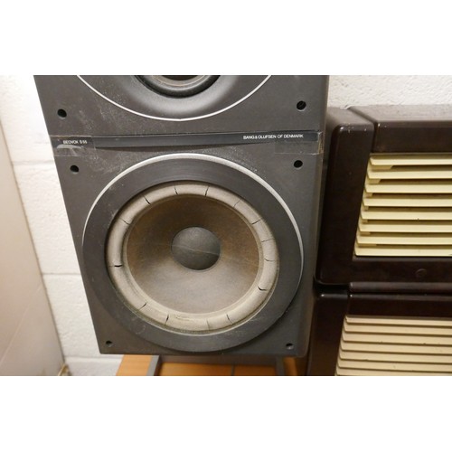 421 - Pair of Bang and Olufsen mid century speakers Beovox S55