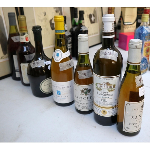 139 - Collection of white wines. Sold as seen, from a deceased estate, we do not know how they have be sto... 