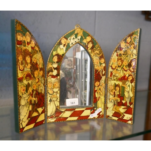 161 - Mirror decorated by Fiona Allardyce-Lewis
