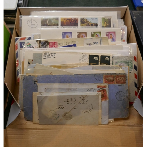 257 - Stamps - Box of world covers Approx 225