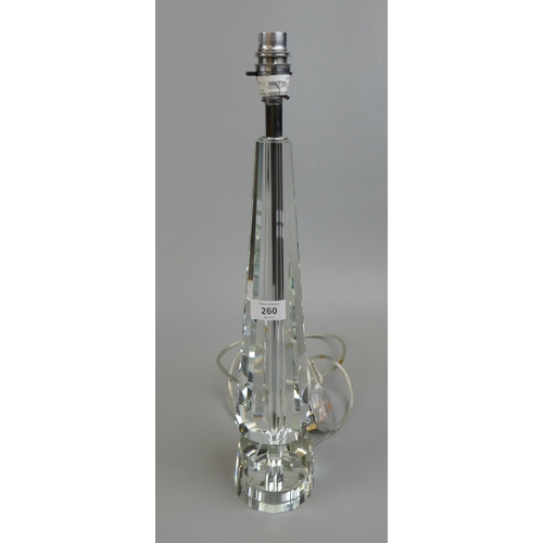 260 - Glass lamp