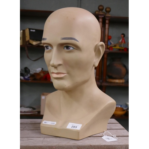 285 - Vintage mannequin display head - Approx height: 35cm