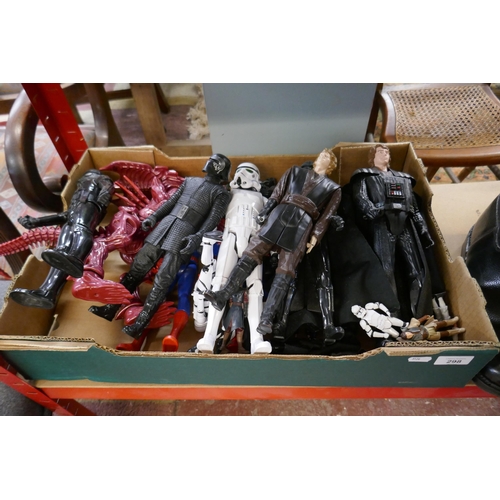 298 - Collection of action figures to include Star Wars