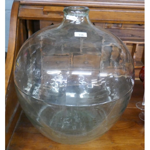 336 - Glass carboy