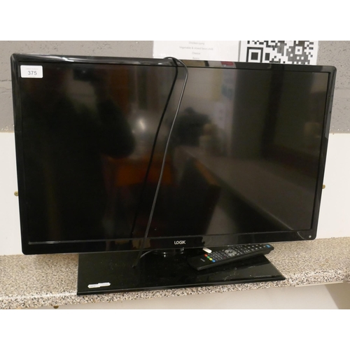 375 - Logik flat screen tv in working order
