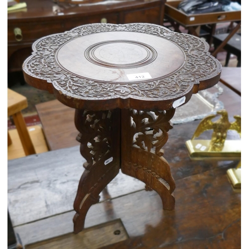 412 - Small Oriental folding table