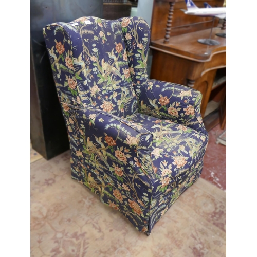 421 - Wing-back armchair