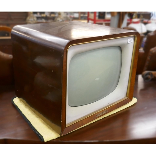 432 - 1960's television set ex BBC television prop