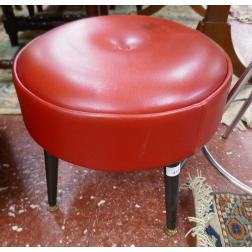 437 - Mid century foot stool