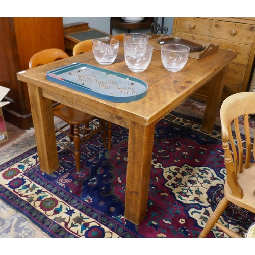 439 - Rustic oak dining table