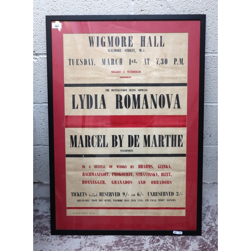 467 - Vintage show poster