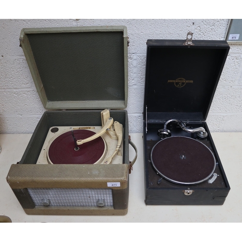 471 - 2 gramophones