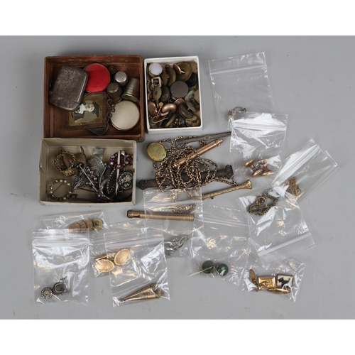 77 - Collectables to include silver & costume jewellery