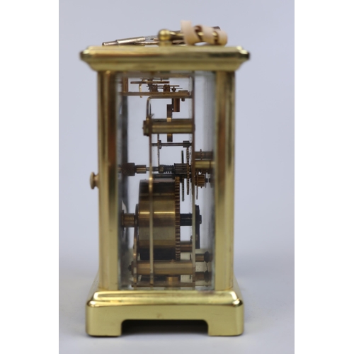 123 - Bayard brass carriage clock
