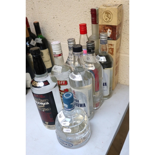 137 - Collection of Vodkas.