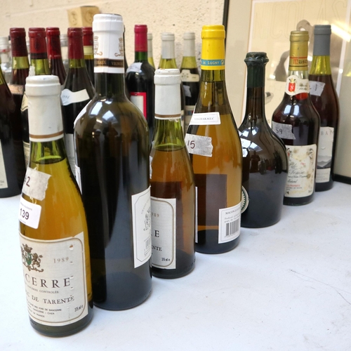 139 - Collection of white wines. Sold as seen, from a deceased estate, we do not know how they have be sto... 