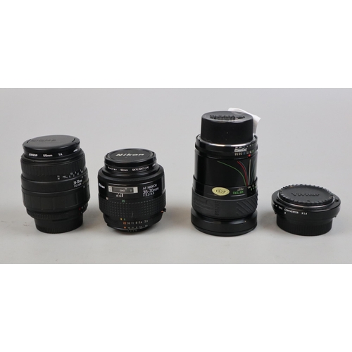 159 - Good collection of F fitting Nikon lenses