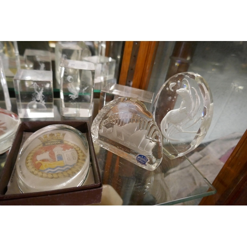 205 - Collection of paperweights