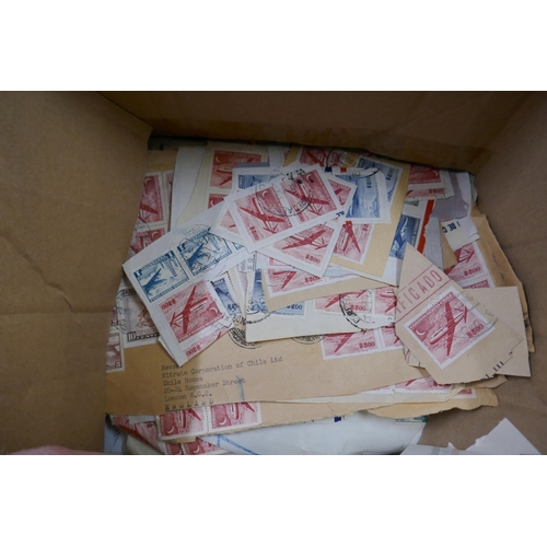 235 - Stamps - Foreign box of commercial & philatelic covers
