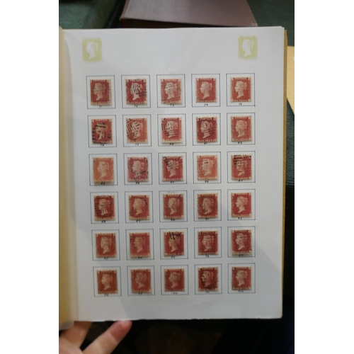 246 - Stamps - G.B Queen Victoria 1d red plates between 71 - 224 almost complete (147)