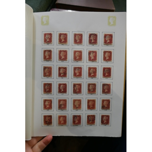 246 - Stamps - G.B Queen Victoria 1d red plates between 71 - 224 almost complete (147)