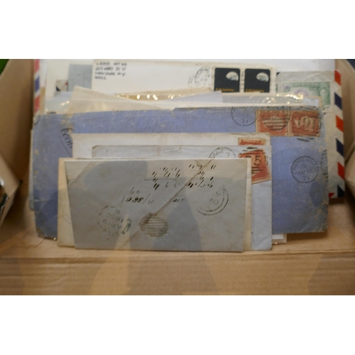 257 - Stamps - Box of world covers Approx 225