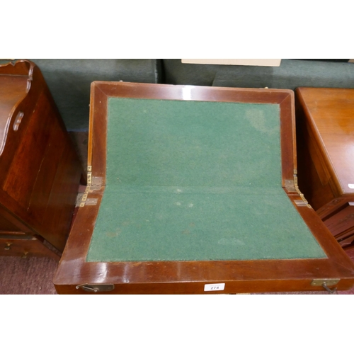 274 - Folding campaign card table