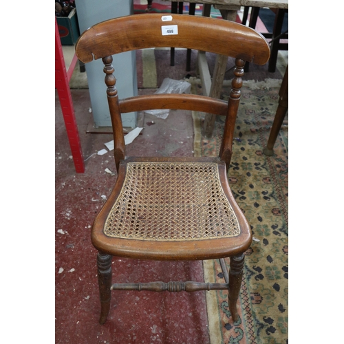 498 - Bergere seated bedroom chair 