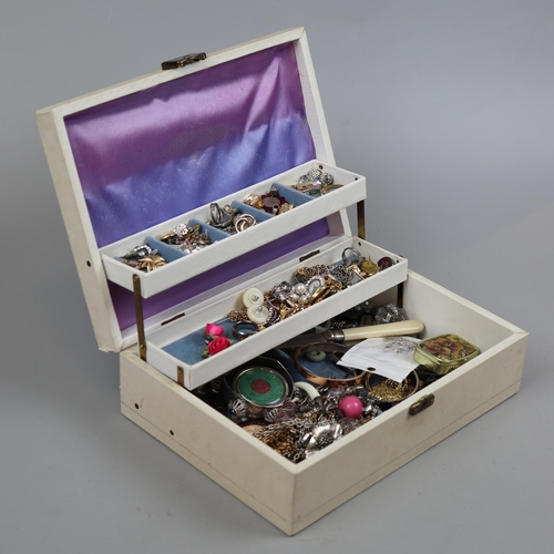 97 - Box of costume jewellery