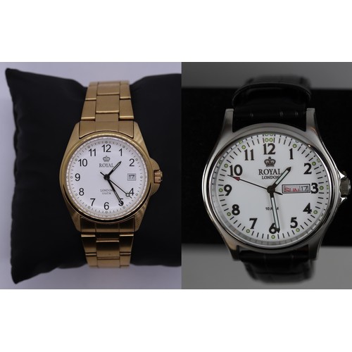 100 - 2 Royal London wristwatches