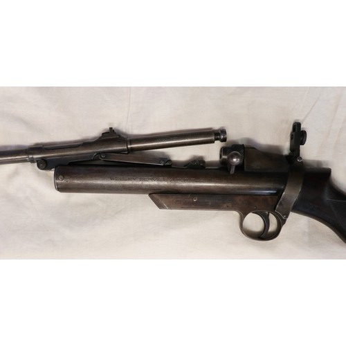 145 - Webley Service Air Rifle Mk2 .22 calibre in good working order with gun bag
