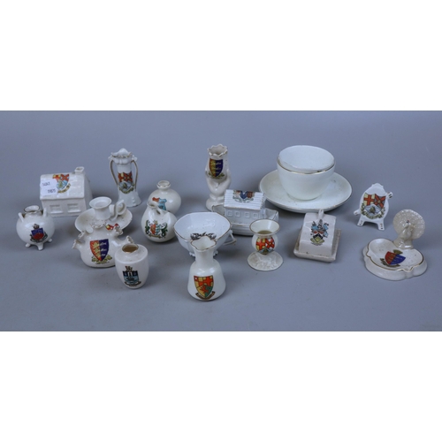 127 - Collection of crested ware