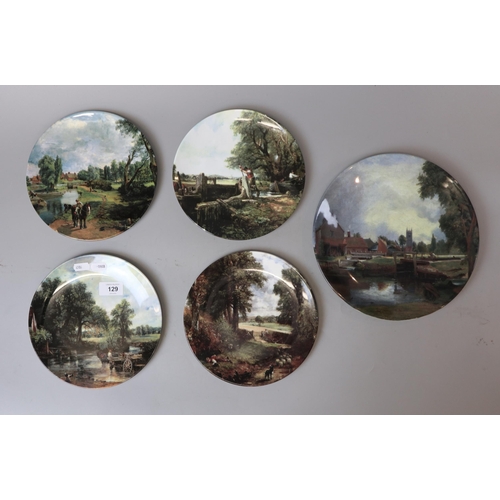 129 - Royal Doulton plate sets - 'Peace with Nature' and 'Constable Country'