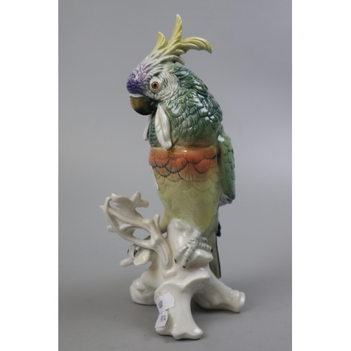 136 - Karl Ens ceramic cockatoo - Approx height 27cm