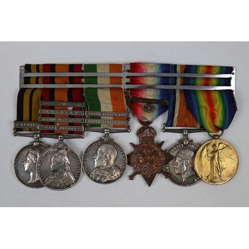 174 - Set of military medals to W G Elsmere of The 17th Lancers (Duke of Cambridge's Own) a cavalry regime... 