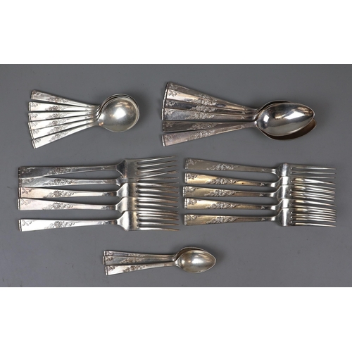 182 - Quantity of silver plated cutlery
