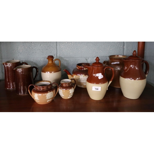 198 - Collection of stoneware to include Royal Doulton