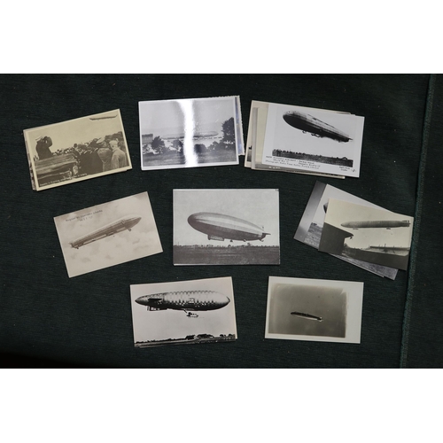 209 - Aviation - Approx 25 Zeppelin postcards and photographs
