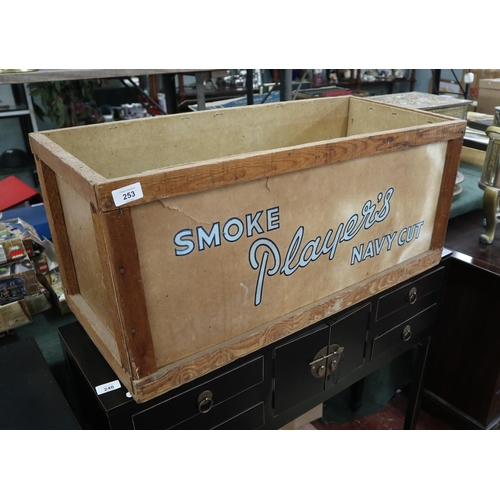 253 - Players Tobacco storage crate