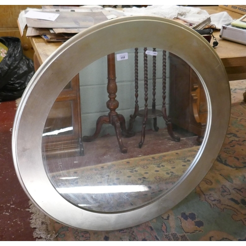 358 - Large round mirror