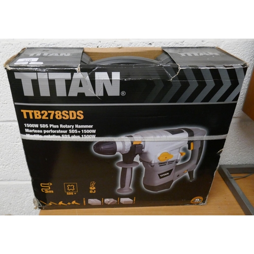370 - Titan SDS drill model no. TTB278SDS