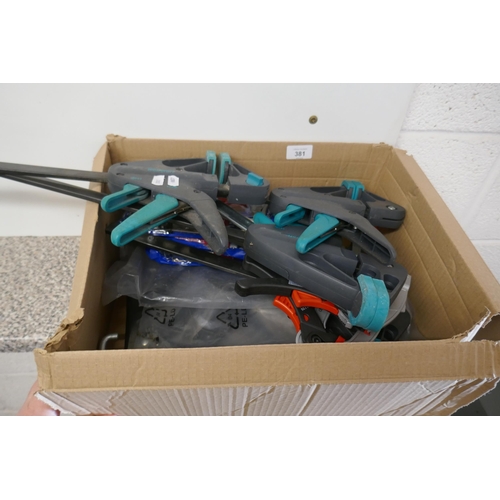 381 - Box of clamps