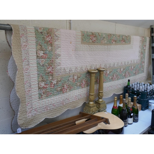 474 - Large patchwork quilt