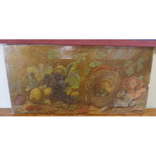 539 - Still life oil on canvas - Signed Oliver Clare - Approx size: 62cm x 31cm