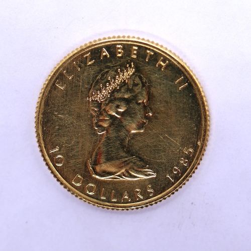 69 - Pure gold .999 Canadian 10 Dollar coin - Approx weight 7.8g
