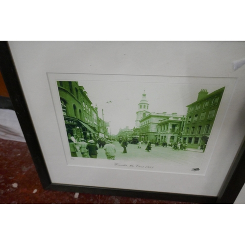 303 - 4 vintage prints of Worcester