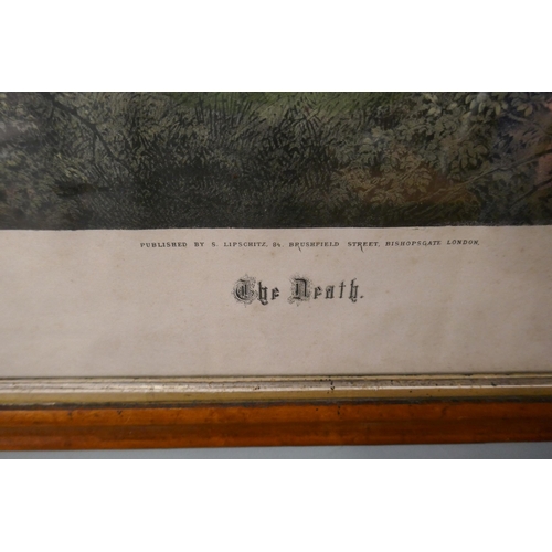 308 - Large Victorian hunting print