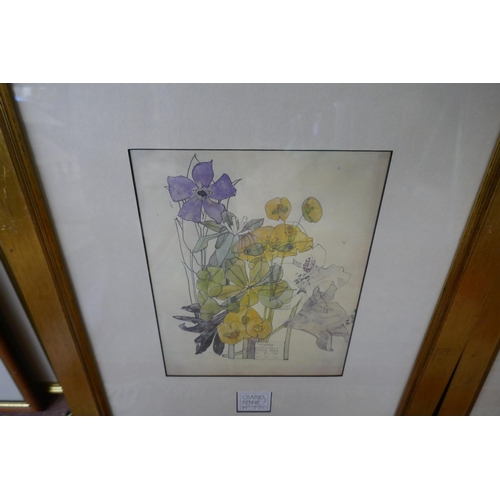 313 - Pair of framed Charles Rennie Mackintosh prints